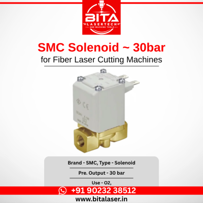 SMC Solenoid Valve 30bar - Pneumatic